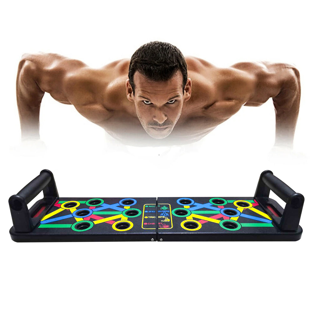 "Ultimate 14-In-1 Push-Up Rack Board: Transform Your Body with This Top-Notch Fitness Equipment for Abdominal Muscle Building and Full-Body Workout"