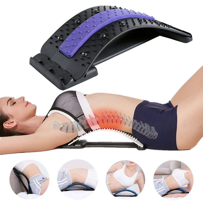 "Ultimate Magnetic Therapy Back Stretcher and Massager - Relieve Pain, Restore Mobility, and Boost Spinal Health!"