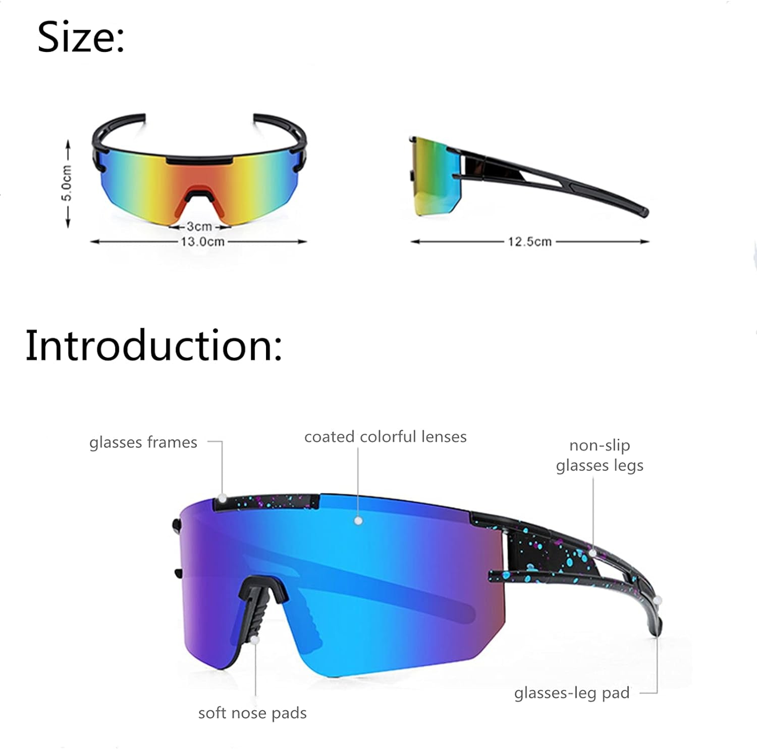 "Ultimate UV Protection Polarized Sunglasses for Women and Men - Perfect for Outdoor Sports and Activities!"