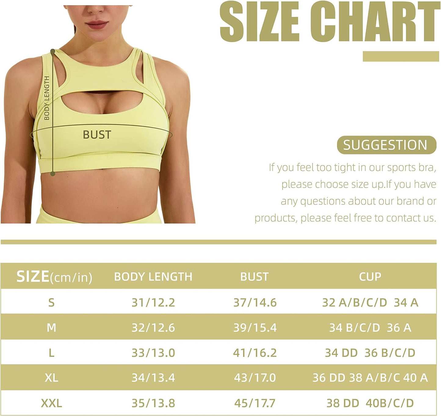 "Ultimate Support and Style: White High-Impact Sports Bras for Women - Enhance Your Workout with Padded Push-Up and Removable Cups!"