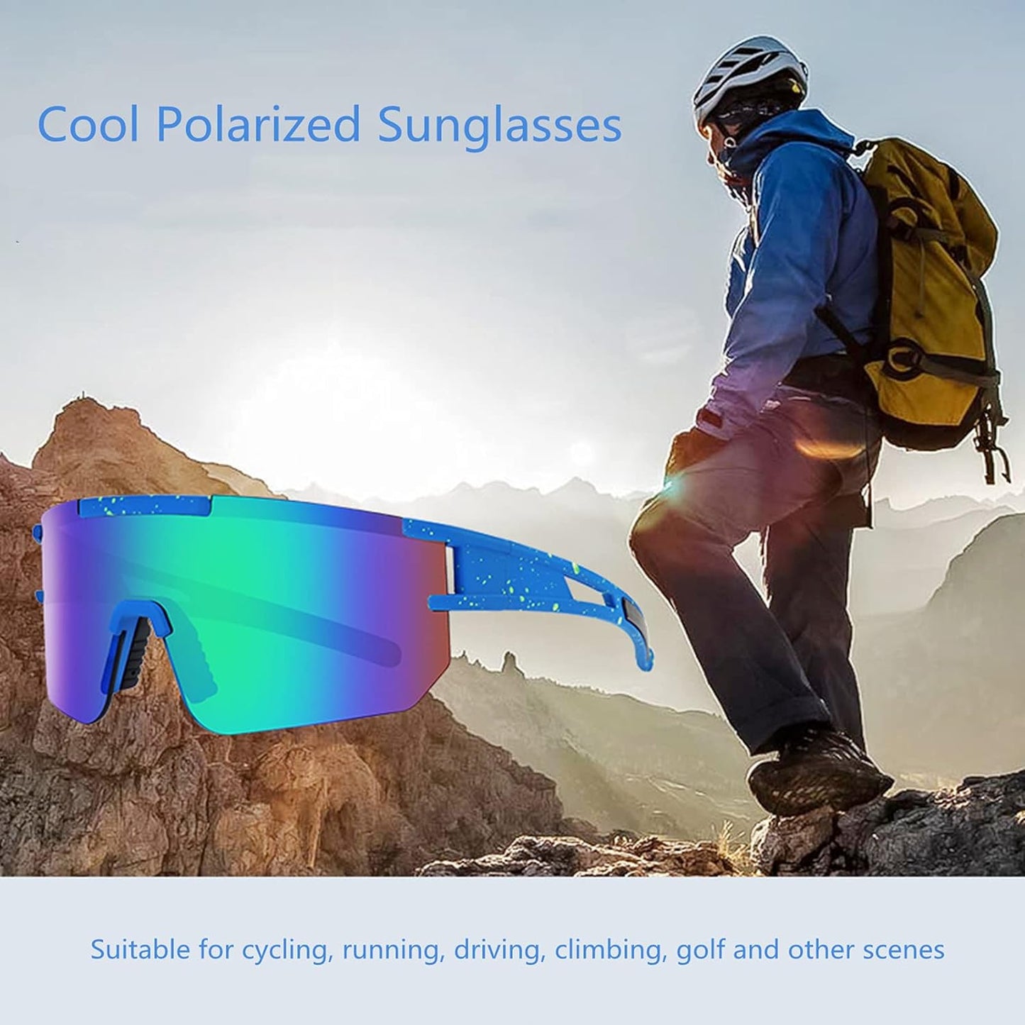 "Ultimate UV Protection Polarized Sunglasses for Women and Men - Perfect for Outdoor Sports and Activities!"