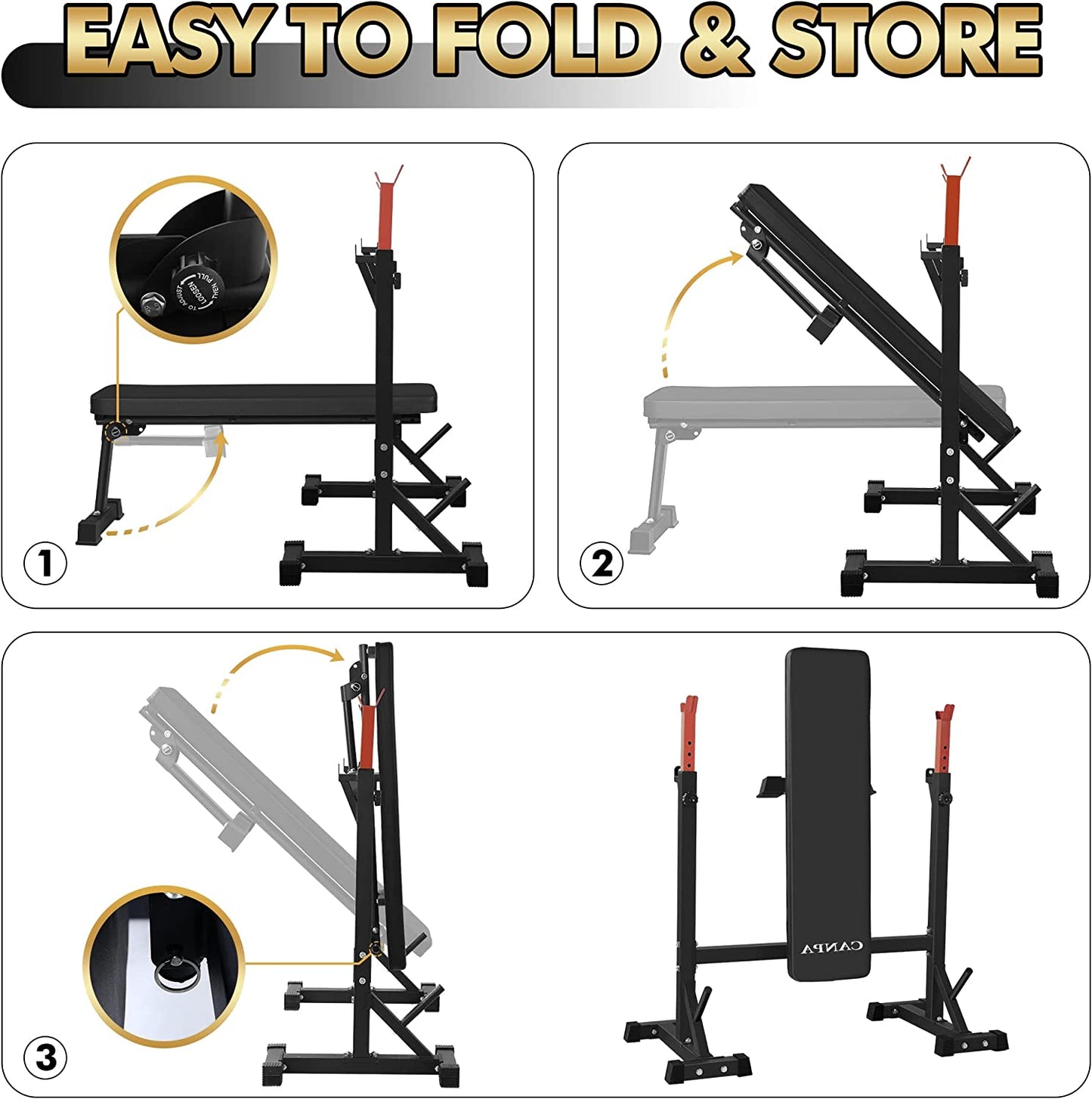 "Ultimate Home Gym Set: Olympic Weight Bench with Squat Rack - Boost Your Strength Training with Adjustable Barbell Rack Stand and Multi-Function Bench Press"