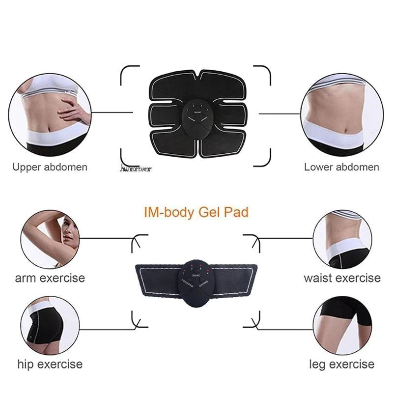 "Ultimate EMS Electric Muscle Stimulator: Sculpt Your Abs, Tone Your Hips & Buttocks, Achieve Six Pack Abs, Boost Fitness, and Enjoy Slimming Massage!"