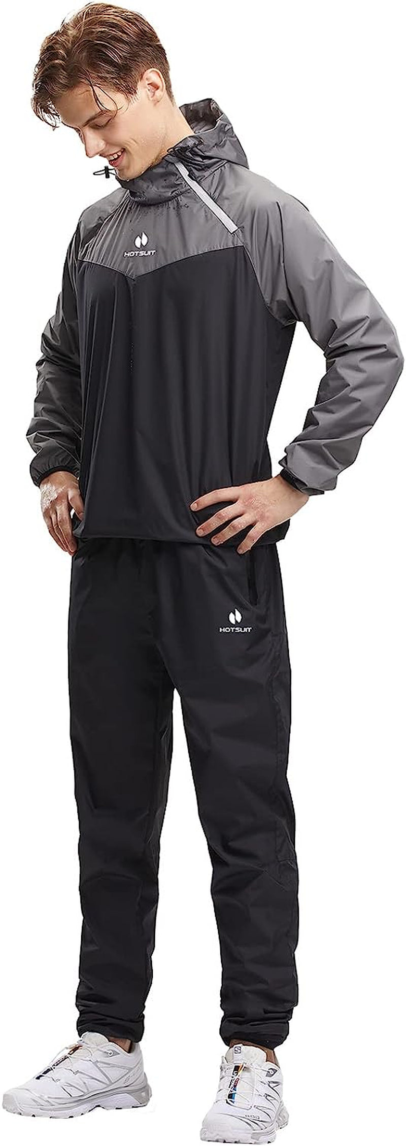 "Sweat Your Way to Success with Our Men'S Sauna Suit - Perfect for Gym Workouts and Weight Loss!"