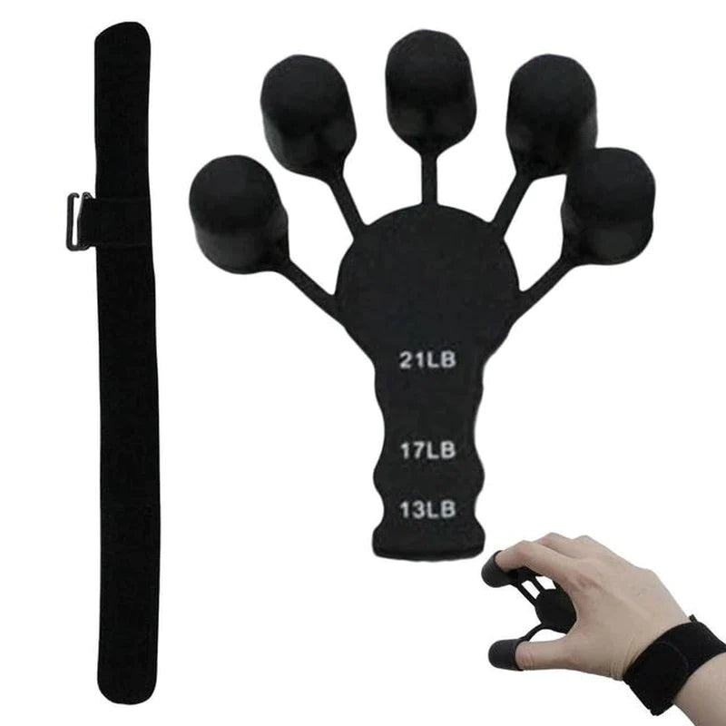 "Ultimate Grip Strengthener: Enhance Finger Stretches, Hand Grip, and Fitness Training with Silicone Gripster - Perfect for Gym Enthusiasts and Exercise Enthusiasts!"